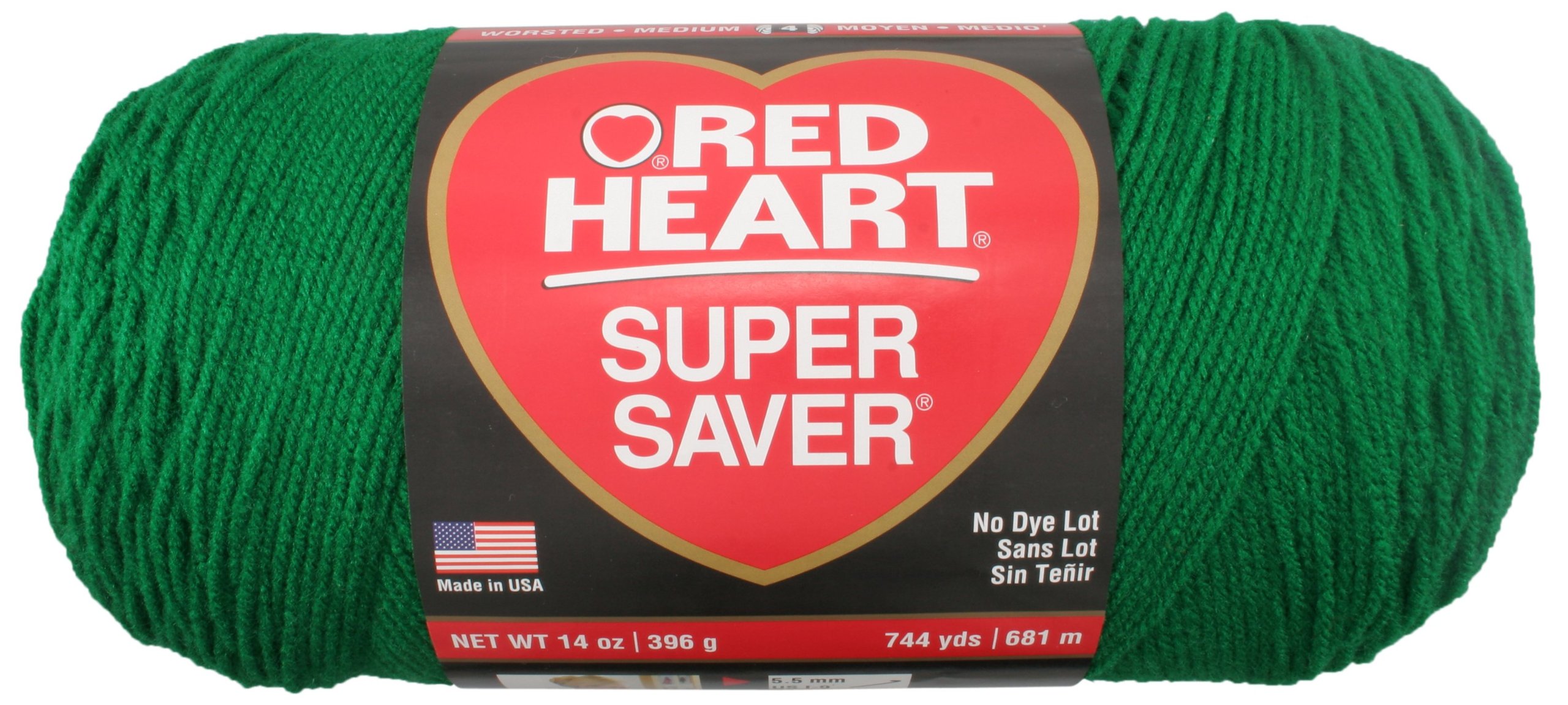 Red Heart Super Saver Jumbo Yarn Paddy Green E302B368 NEW Free