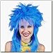 RG Costumes 60046 Punk Wig - Blue - Size Adult