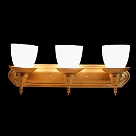 3 Lights Indoor Bathroom Vanity Lighting Light, Wall Light Lamp, AZS-INCDQBB-3 by TP LIGHTING