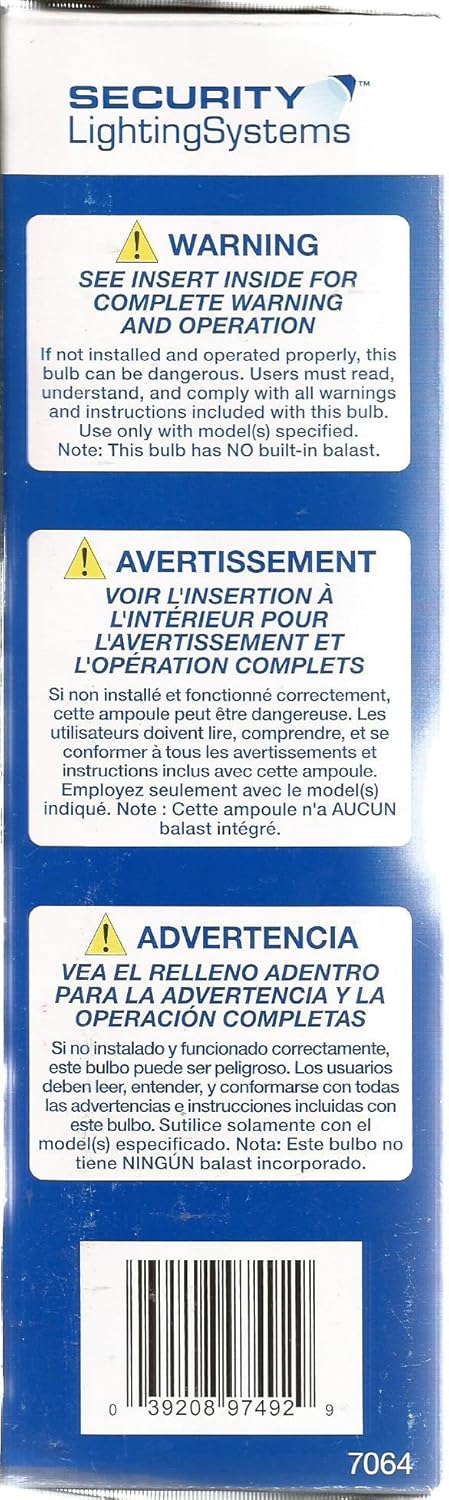 Brinks Security Compact Fluorescent Replacement Bulb 65 Watt 4300 ...