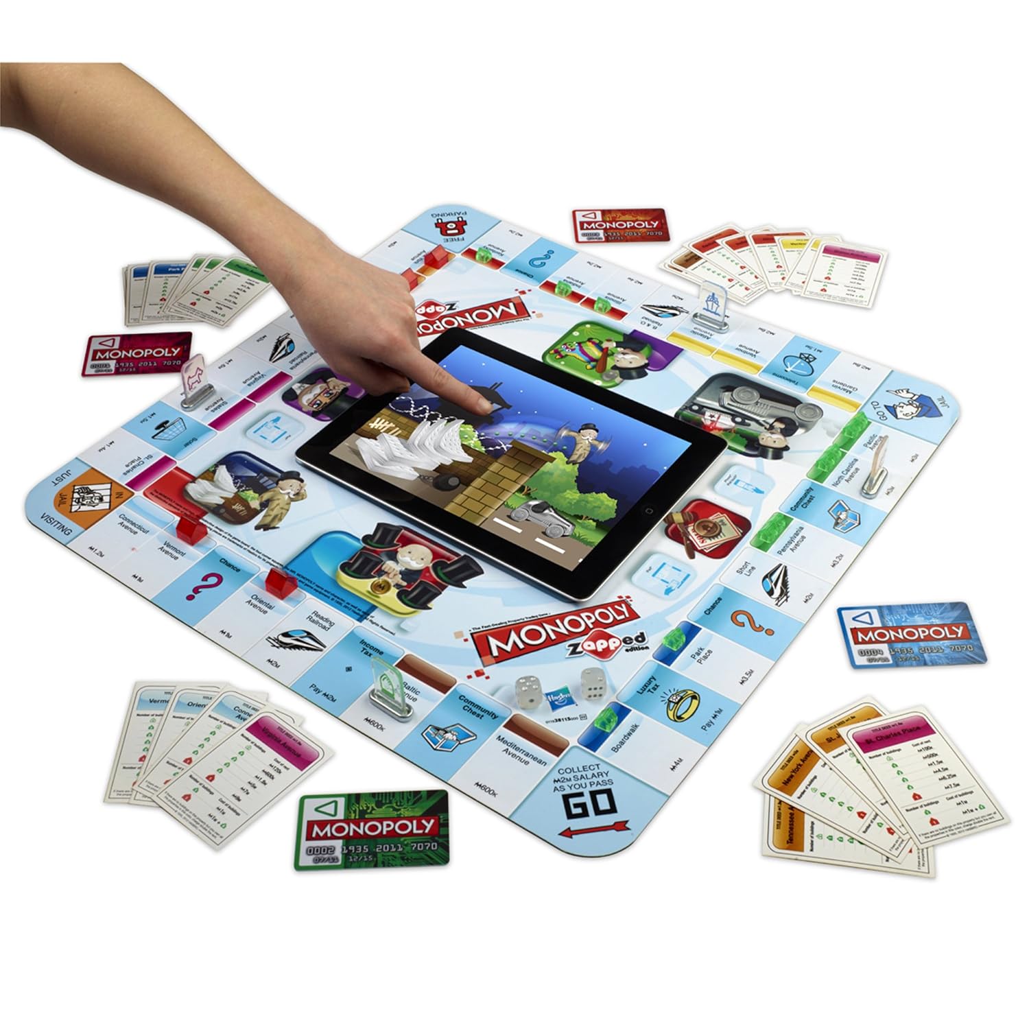 Monopoly Brand Game Zapped Edition , New, Free Shipping