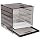 Bel-Art Scienceware 420530001 Polystyrene Dry-Keeper Stacking Desiccator Cabinet, 10" Length x 10" Width x 10" Height