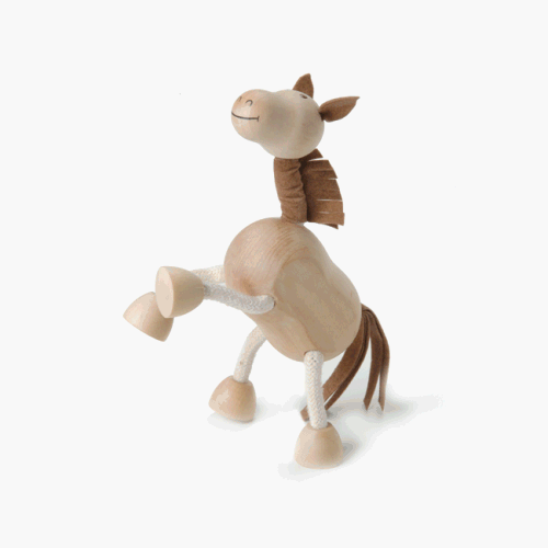 Childrens Toyshop  Toys : Wooden Horse - Anamalz