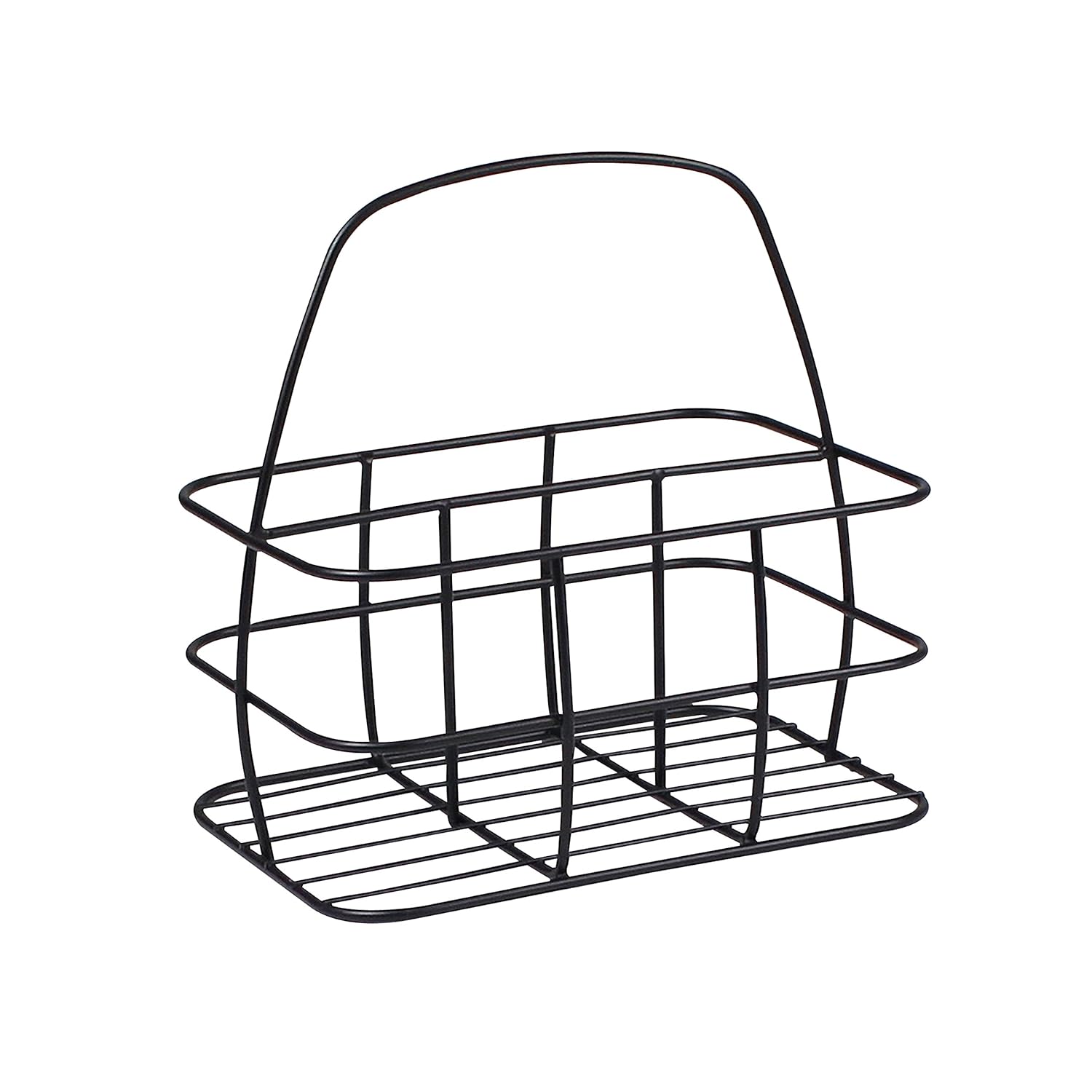 Spectrum 65810 Condiment Caddy/Napkin Holder, Black , New, Free Shipping