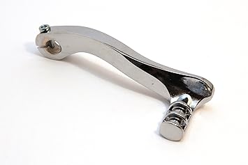 【クリックでお店のこの商品のページへ】(nakira) カスタム感抜群! キックスターター 原付 スクーター用 458 (シルバー 銀): スポーツ&アウトドア