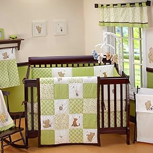 winnie the pooh bassinet green