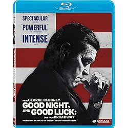GOOD NIGHT, AND GOOD LUCK: LIVE FROM BROADWAY [Blu-ray]