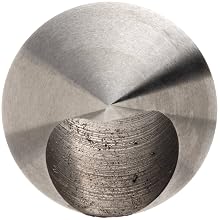 Magafor 411 Series Cobalt Steel Single-End Countersink, Uncoated (Bright) Finish, Zero Flute, 90 Degrees, Round Shank, 0.5" Shank Diameter, 0.812" Body Diameter