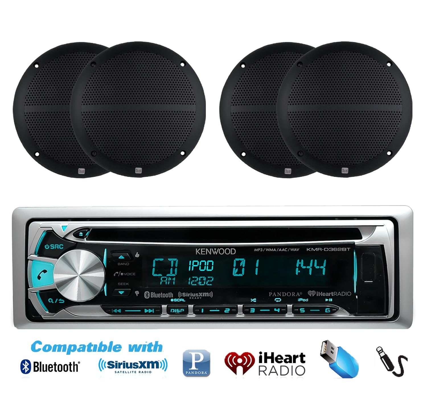 Top 10 Best Waterproof Marine Stereo Systems for Boats 20182019 on
