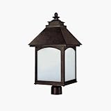 Capital Lighting - 9056RI-GD - 1 Light Outdoor Fixture GU24 Base - 23 Watt - Rustic Iron Finish