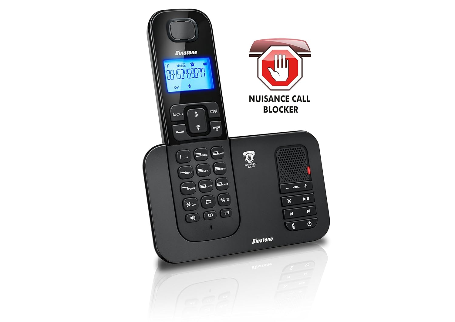 Binatone Phone Cordless Telephone DECT Answer Machine Home Shield Call