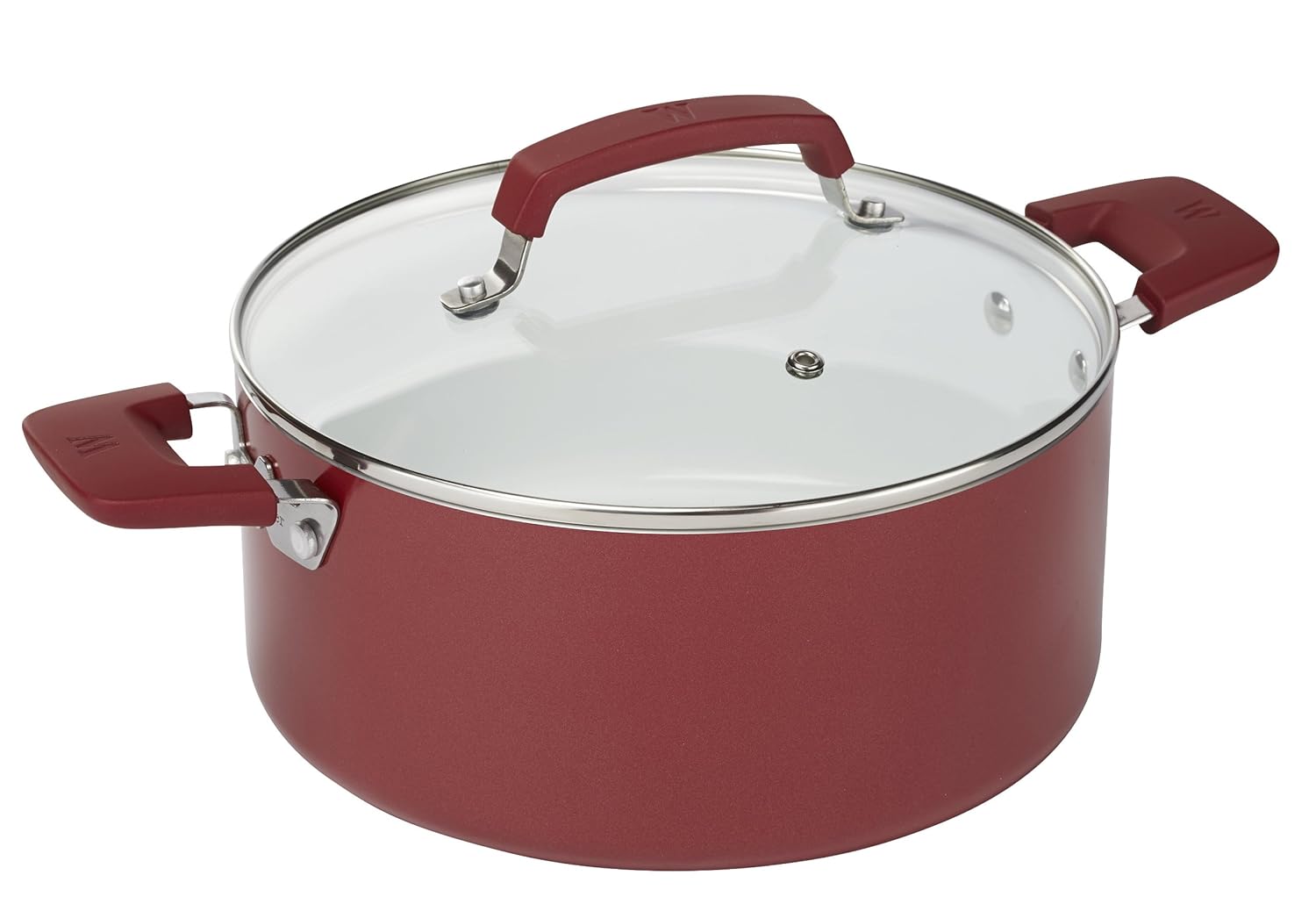 WearEver Pure Living 15Pc Ceramic Non Stick Pan Pot Utensil Skillet