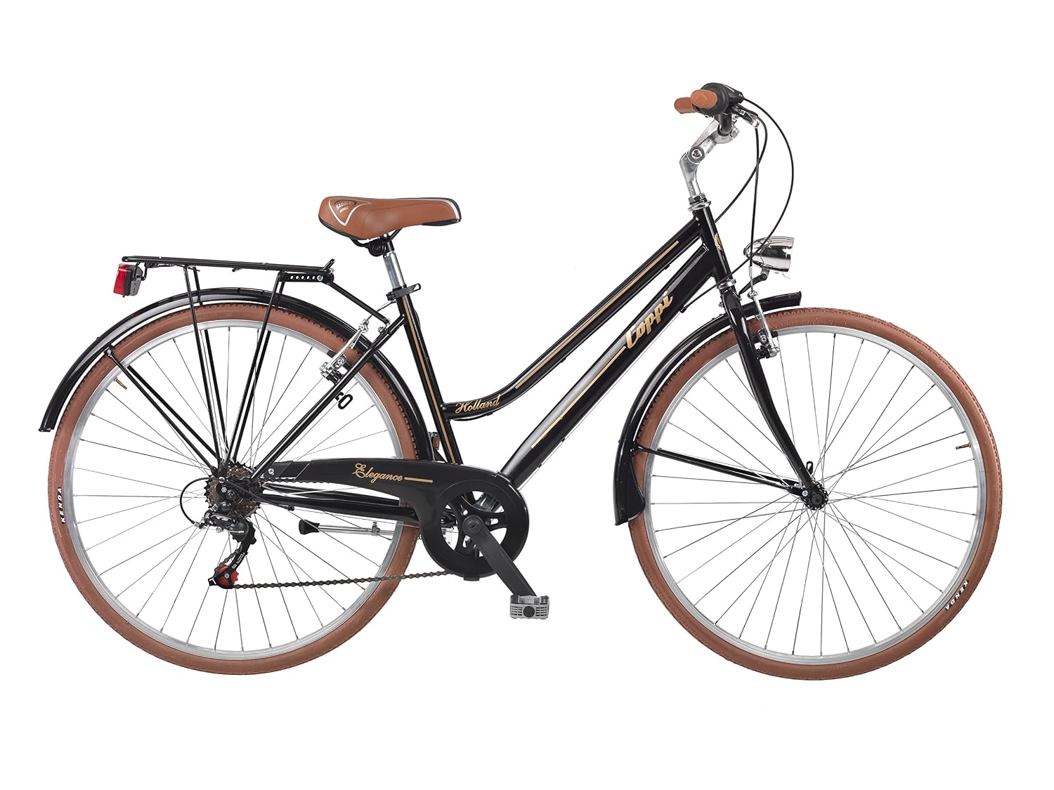 Coppi Retrò Bicicletta Donna, Nero