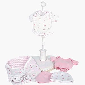 Berenguer Dolls Pink Floral Onsies Assortment - For 14 Inch Dolls by