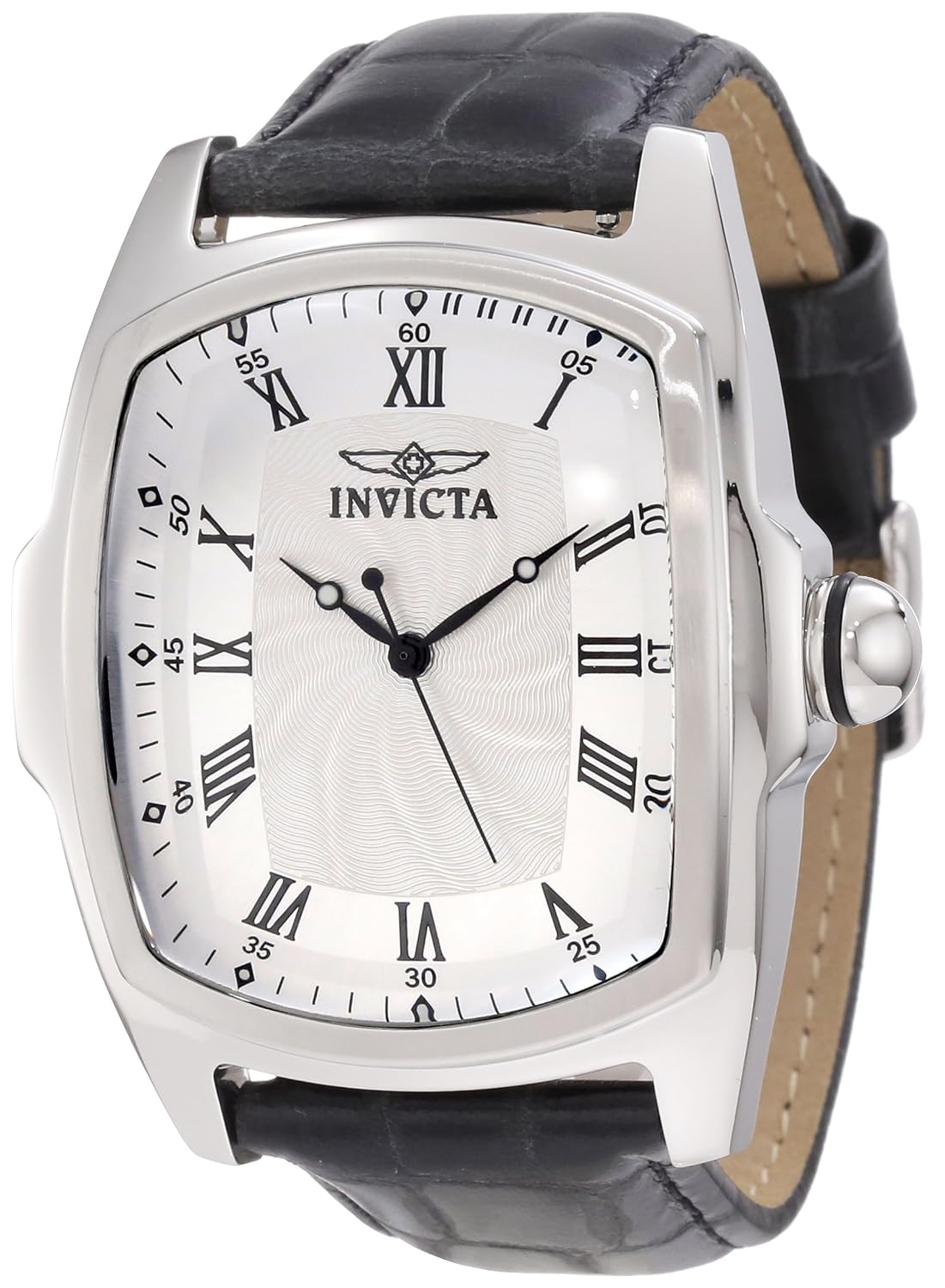 Invicta Men’s 12849 Lupah Silver Dial Leather Watch Set with Interchangeable Straps$59.99