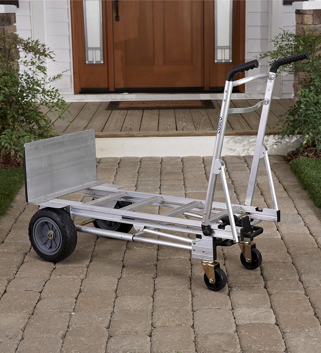 Cosco 3in1 Aluminum Hand Truck/Assisted Hand Truck/Cart w/ flat free