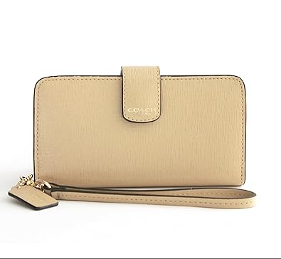 coach wallets tan