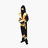 RG Costumes 90139-Y-L Ninja Master - Yellow Costume - Size Child-Large