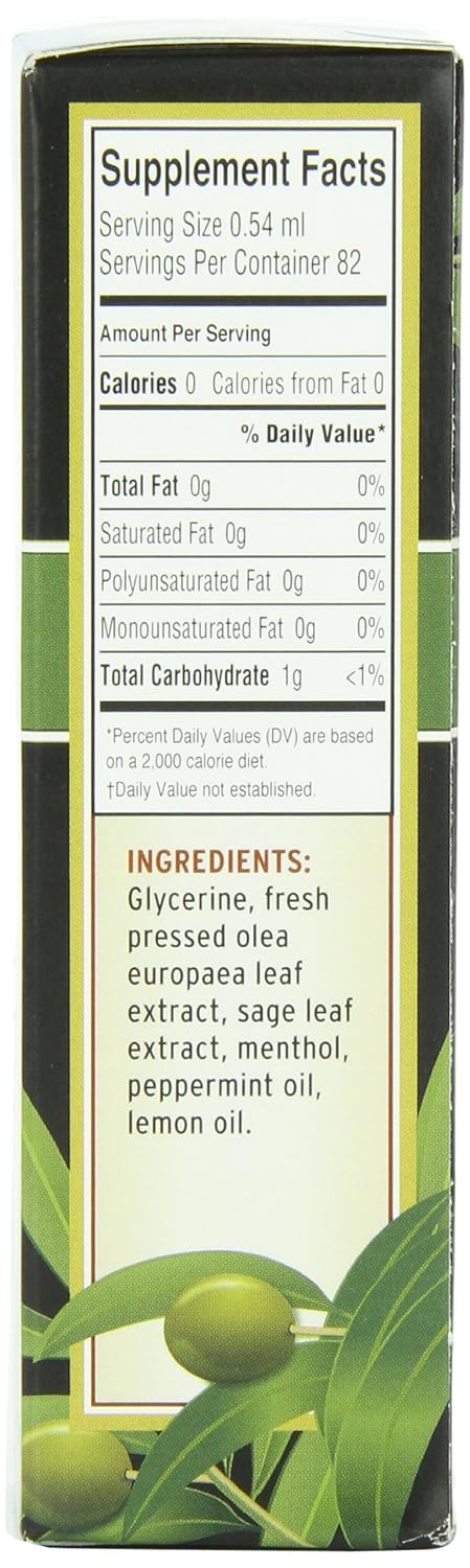 Amazon.com: Barlean's Organic Oils Olive Leaf Complex Throat Spray ... Amazon.com: Barlean's Organic Oils Olive Leaf Complex Throat Spray ...