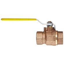 Apollo 77CLF-100 Series Bronze Ball Valve, Potable Water Service, Two Piece, Inline, Lever, NPT Female