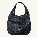 Cornelia James Studded Leather Hobo Bag