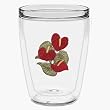 Anthuriam Flower 16 oz Insulated Beverage Tumbler, Clear