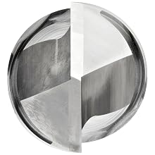 Melin Tool AMG-DP Carbide Drill Mill, Uncoated (Bright) Finish, 30 Deg Point Angle, 2 Flutes, 3" Overall Length, 0.5" Cutting Diameter, 0.5" Shank Diameter
