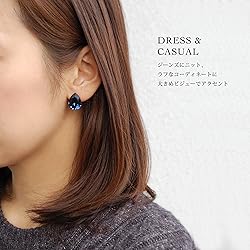 drop.スワロフスキー ドロップ ピアス