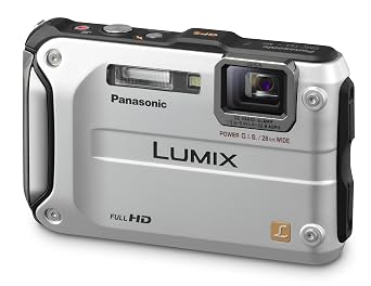 Panasonic Lumix DMC-TS3 12.1 MP Rugged/Waterproof Digital Camera with 4.6x Wide Angle Optical Image Stabilized Zoom and 2.7-Inch LCD (Silver)