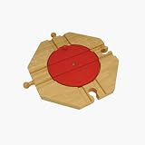 Toys : Wooden Train Track - Four Way Turntable (compatible with other leading brands) - Bigjigs Rail
