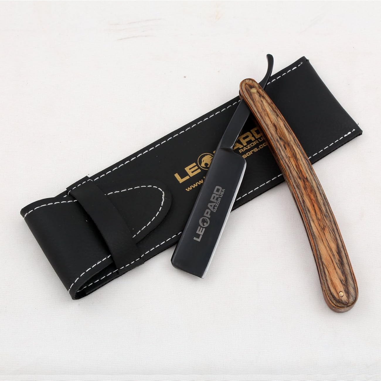 Shave Ready Vintage Style Straight Cut Throat Shaving Razor Carbon
