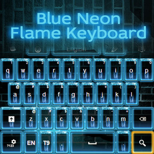 Blue Neon Flame Keyboard Amazon.co.uk Appstore for Android