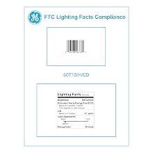 GE Lighting 16778 60-Watt Halogen Tubular T10 Light Bulb, 1-Pack
