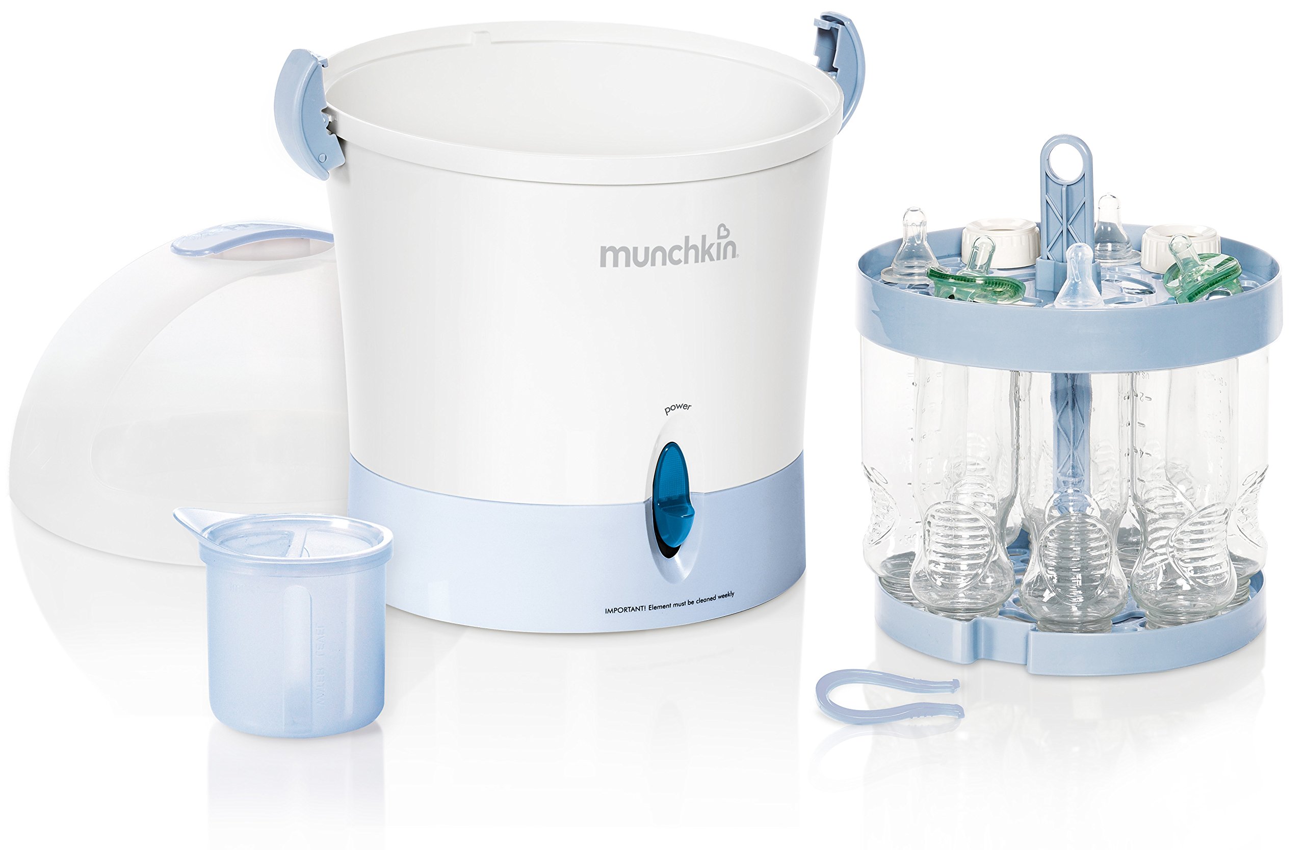 Munchkin Steam Guard Electric Sterilizer Feeding Baby/Kids Bottles High