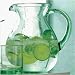 Recycled Glass Pitcher in Green by tag