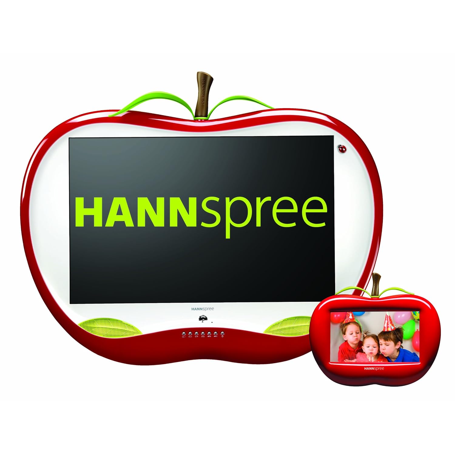 Hannspree ST28FMUR 28-Inch Apple TV with 7-Inch Apple Digital Ph