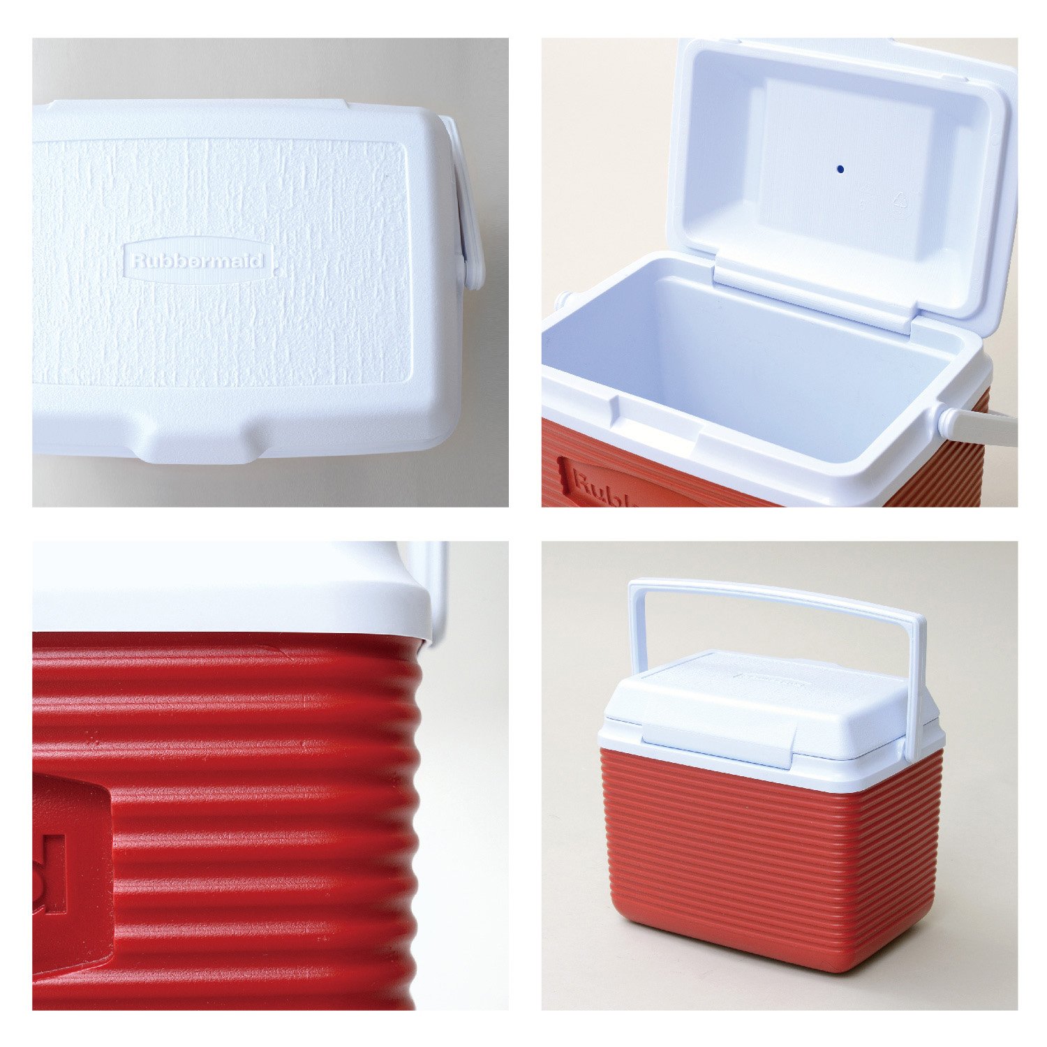 Rubbermaid 10Quart Personal Ice Chest Cooler, Red , New, Free Shipping
