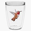 Hummingbird 16 oz Insulated Beverage Tumbler, Clear