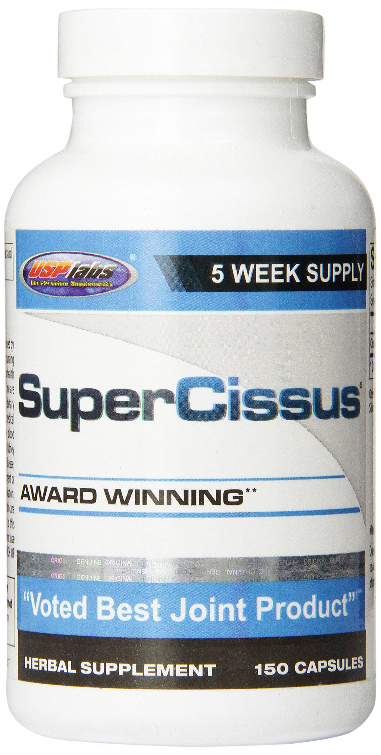 USP Labs Super Cissus RX Joint Support Capsules Tub of 150 Free P&P