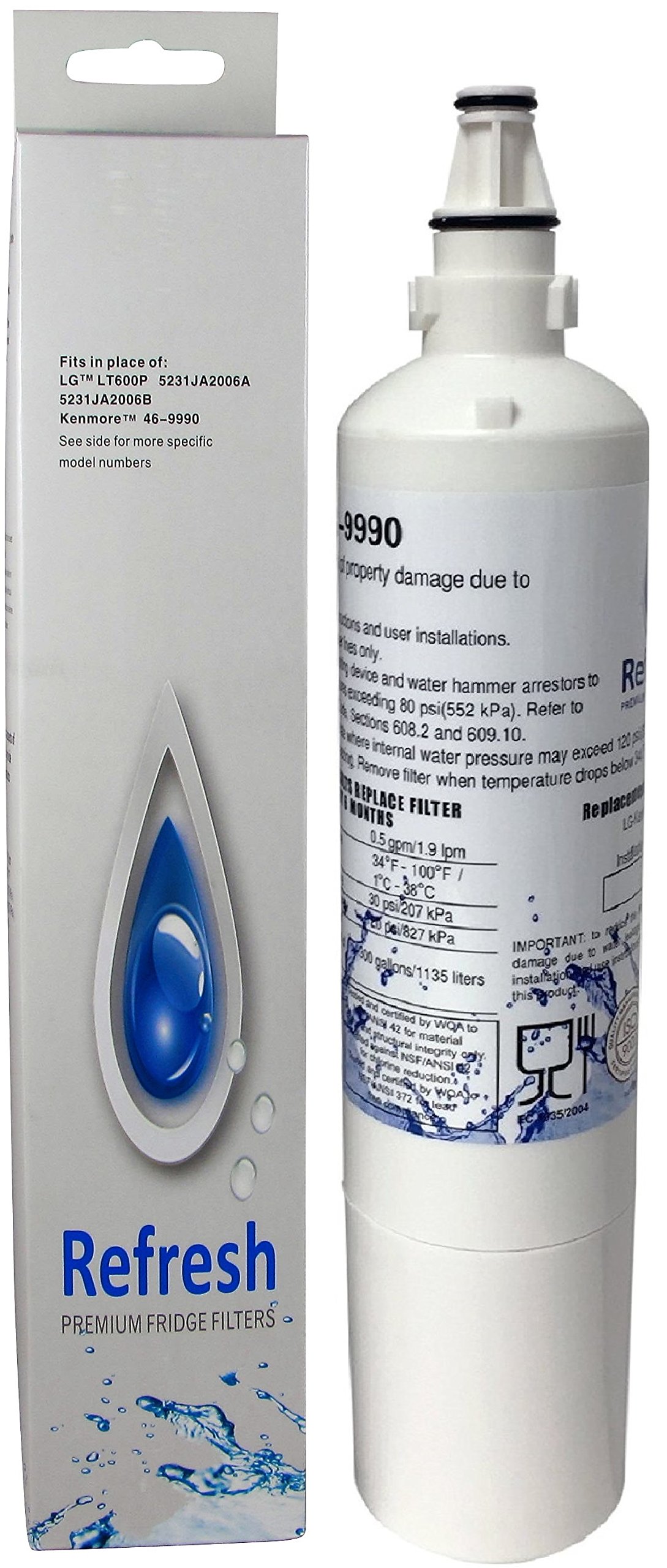 LG 5231JA2006A LG 5231JA2006B LG LT600P Premium Water Filter Replacement R99... eBay