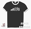 SILBER EDITION ANGLER EVOLUTION angeln Ringer-T-Shirt