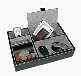 Leatherette Valet Tray by totes