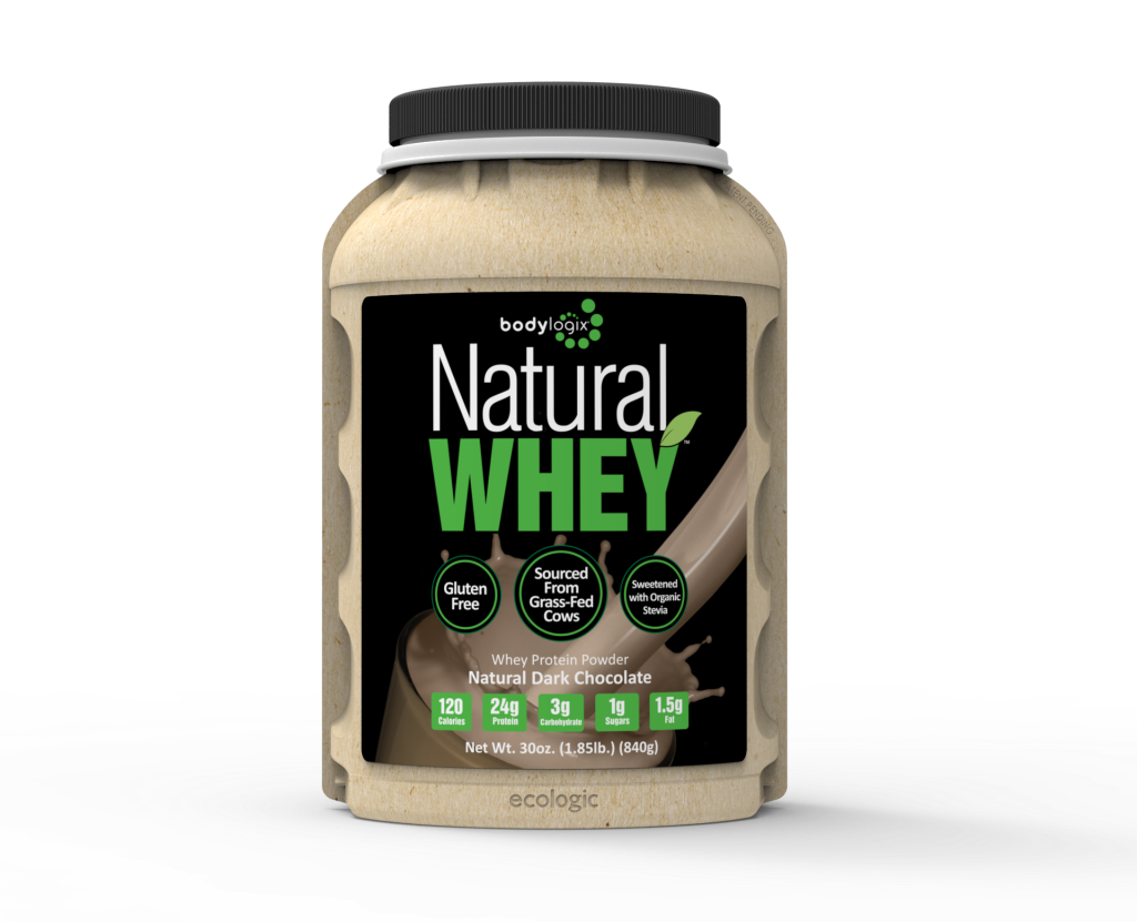 Bodylogix Natural Whey Protein Nutrition Shake, Natural