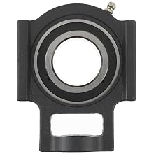 Browning VTWS 300 Series Ball Bearing Take-Up Unit, Medium Duty, Set Screw Lock, Non-Expansion, Regreasable, Contact and Flinger Seal, Cast Iron, Inch