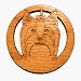 CAMIC designs DOG013FM Laser-Etched Yorkshire Terrier Face Dog Magnets - Set of 6