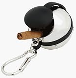 Stainless Steel Circular Ball Shape Portable Ashtray with Belt Hook