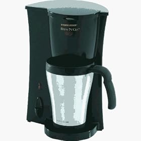 Applica Black and Decker DCM18S Black and Decker Brew N' Go Personal Coffeemaker With... by 