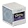 TrippNT 50760 PVC Wall-Mountable Kleenex Box Holder with Tape for Cube Box, 5" Width x 5" Height x 5" Depth