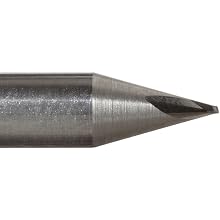 Niagara Cutter MESB230 Miniature Carbide End Mill, Uncoated (Bright), 2 Flutes, Stub Ball End