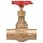 Milwaukee Valve 1502 Series Bronze Globe Valve, Class 125, Inline, Threaded Bonnet, Solder End